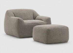 poltrona com puff GABOLA